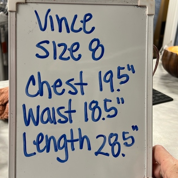 Vince Black Crepe Double Breasted Blazer Size 8 - Picture 11 of 16